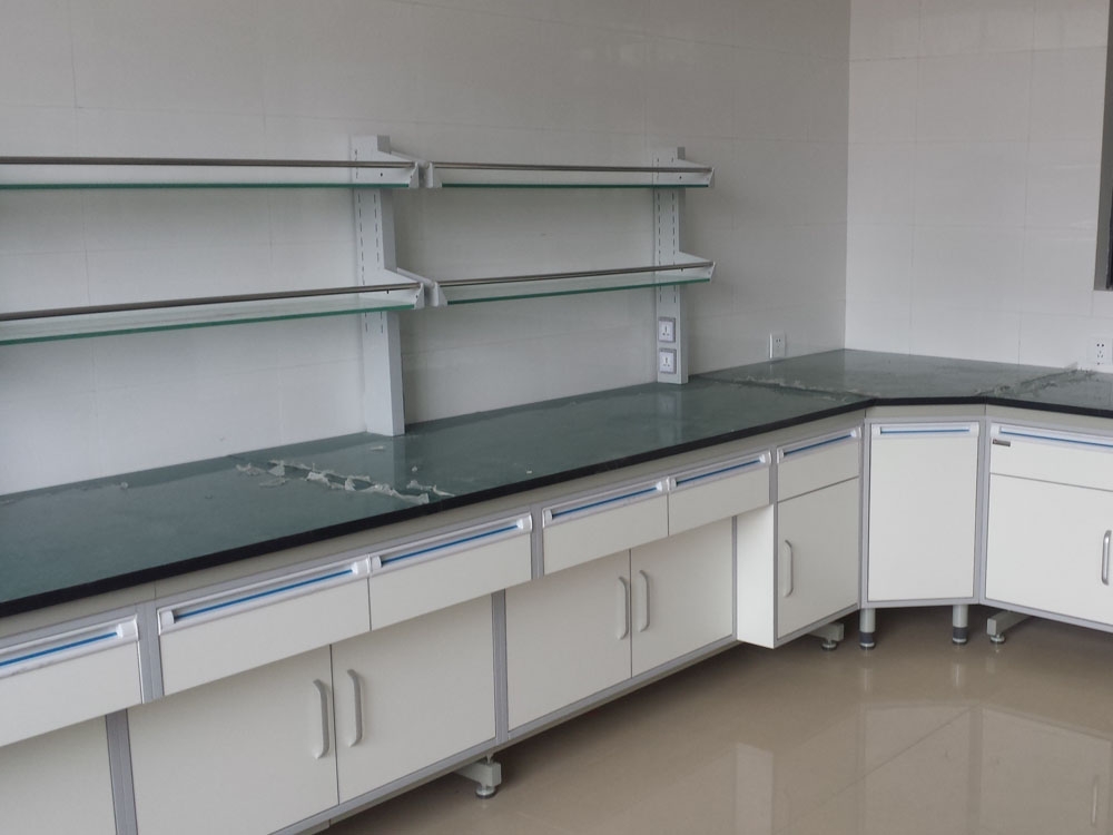 鋼木邊實(shí)驗(yàn)臺(tái)帶試劑架